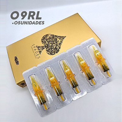 05 unids. Cartuchos 09RL Dynamic Spades