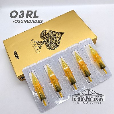 05 unids. Cartuchos 03RL Dynamic Spades