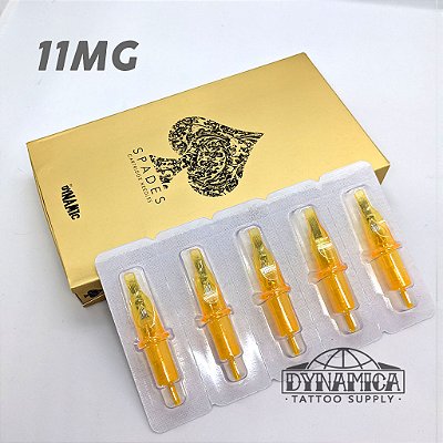 Cartuchos 11MG(Reta) Dynamic Spades - caixa 10 Unidades.