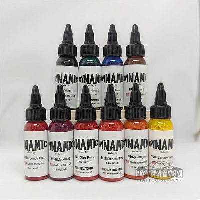 Kit 10 cores Dynamic - 30ml cada