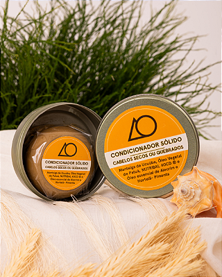CONDICIONADOR SÓLIDO NATURAL Cabelos Secos e Quebrados