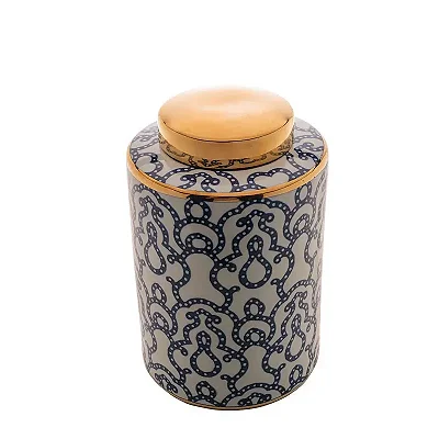 Potiche Decorativo Porcelana