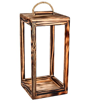 Lanterna Decorativa Em Maadeira (Conjunto)