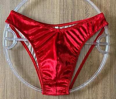 Sunga Bodybulder Vermelha Veludo - Padrão IFBB