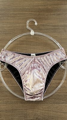 Sunga Bodybulder Rosa Claro Veludo - Padrão IFBB