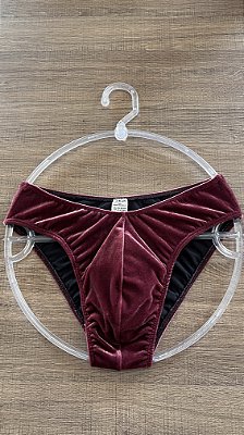 Sunga Bodybulder cor Vinho Veludo - Padrão IFBB