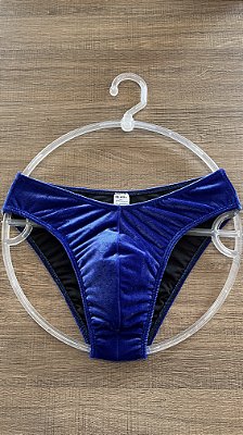 Sunga Bodybulder Azul Royal Veludo - Padrão IFBB