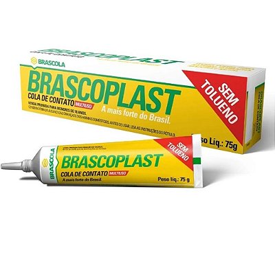 Cola de Contato sem Tolueno Brascoplast 75g