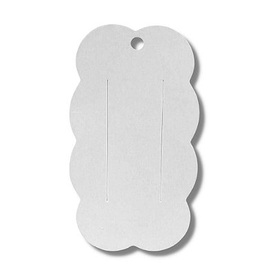 Cartela Tag Nuvem Grande para Hair Clips e Presilhas | 50 unidades
