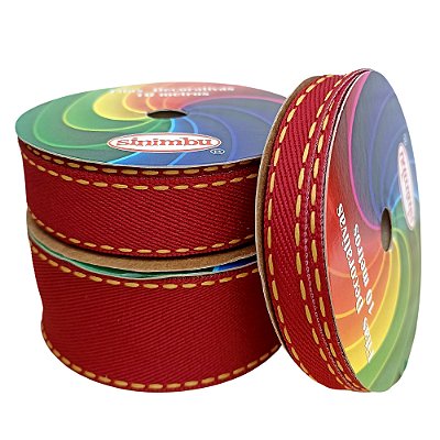Fita Jeans SINIMBU Pespontada | Marsala