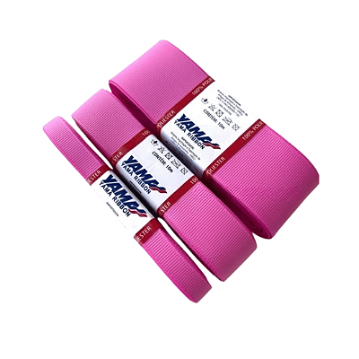 Fita Gorgurão YAMA | 5 Metros | Cor: 199 Rosa Scarpy