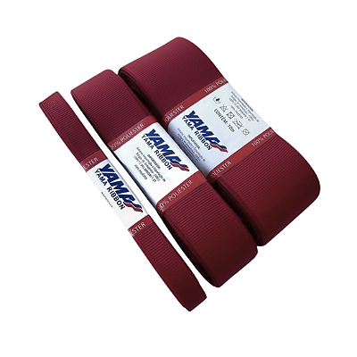 Fita Gorgurão YAMA | 5 Metros | Cor: 275 Wine