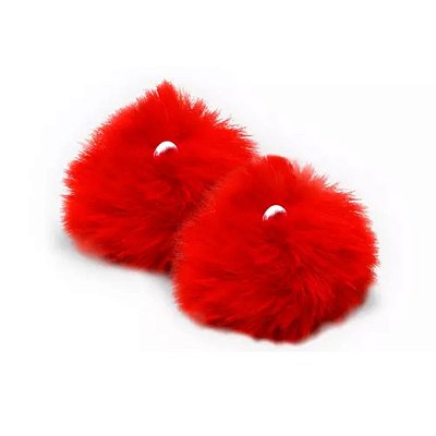 Pompom Pelúcia 70mm | Vermelho