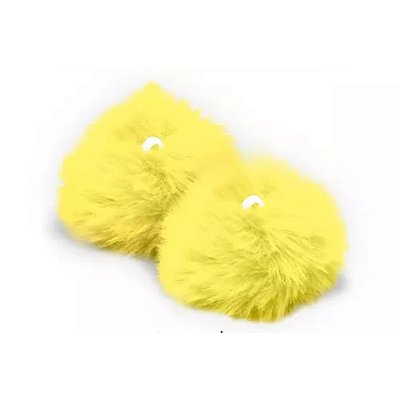 Pompom Pelúcia 50mm | Amarelo Bebê