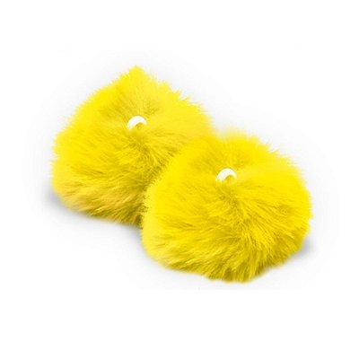 Pompom Pelúcia 70mm | Amarelo