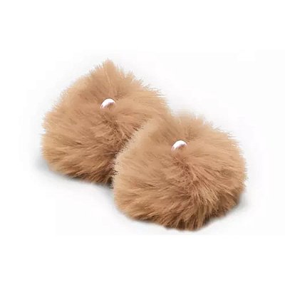 Pompom Pelúcia 70mm | Bronze