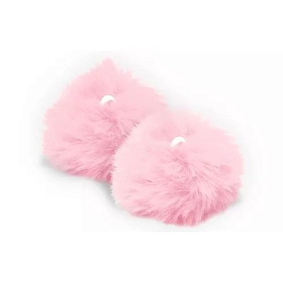 Pompom Pelúcia 70mm | Rosa Claro