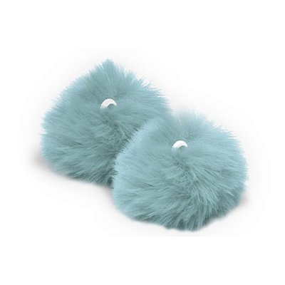 Pompom Pelúcia 50mm | Azul Bebê