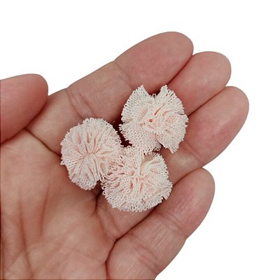 Pompom de Malha 25mm com 10 unidades | Salmão