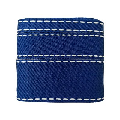 Kit Fita Jeans SINIMBU Pespontada | Azul Marinho Pesponto Branco