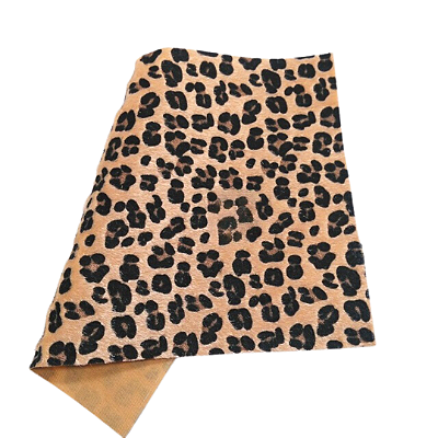 Lonita Pelinho Estampa Onça 21cm x 29cm | Cor: Marrom Claro