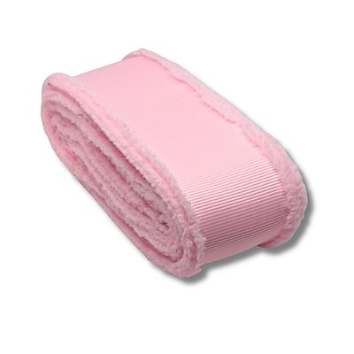Fita de Gorgurão YAMA com Borda Desfiada Nº9 (38mm) | 5 metros | Cor: 123 Pearl Pink