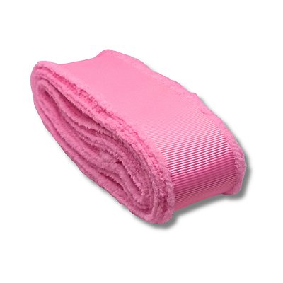 Fita de Gorgurão YAMA com Borda Desfiada Nº9 (38mm) | 5 metros | Cor: 155 Geranium Pink