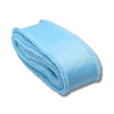 Fita de Gorgurão YAMA com Borda Desfiada Nº9 (38mm) | 5 metros | Cor: 308 Blue Topaz