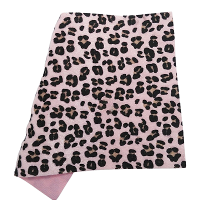 Lonita Pelinho Estampa Onça 21cm x 29cm | Cor: Rosa