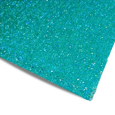 Manta de Strass Termocolante 1cm x 40cm | Cor: Azul Tiffany