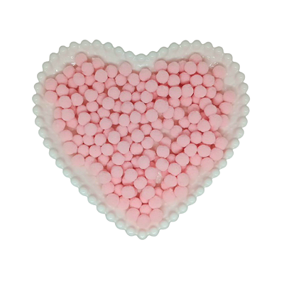 Pompom Mini 10mm C/ 100 unidades | Cor: Salmão Candy