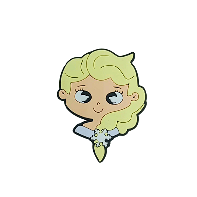 Aplique Emborrachado Rosto Princesas Disney | Elsa