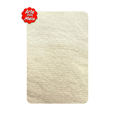Meia de Seda Arte com Meia Premium | 2 Unidades | Cor: Amarelo Bebê