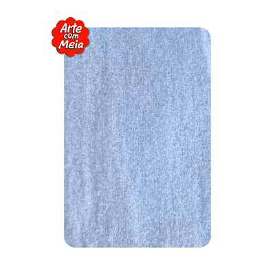 Meia de Seda Arte com Meia Premium | 2 Unidades | Cor: Azul Bebê