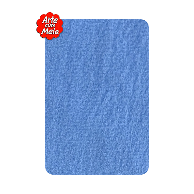 Meia de Seda Arte com Meia Premium | 2 Unidades | Cor: Azul Celeste