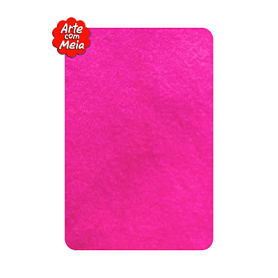 Meia de Seda Arte com Meia Premium | 2 Unidades | Cor: Rosa Choque