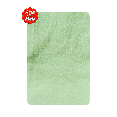 Meia de Seda Arte com Meia Premium | 2 Unidades | Cor: Verde Claro