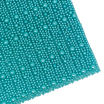 Manta de Pérola Termocolante 1cm x 40cm | Cor: Azul