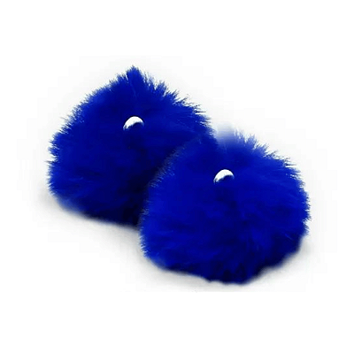 Pompom Pelúcia 70mm | Azul Royal