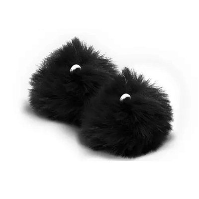Pompom Pelúcia 50mm | Preto