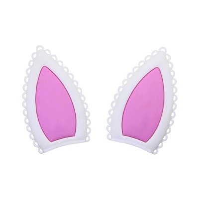 Aplique Emborrachado Par de Orelhas de Coelho da Páscoa