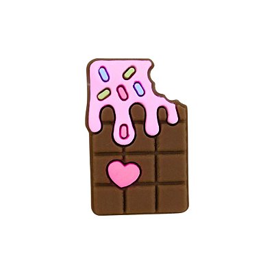 Aplique Emborrachado Páscoa Chocolate Mordido