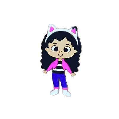 Aplique Emborrachado Personagem Gabby da Casa Mágica da Gabby