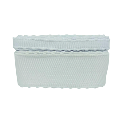 Fita Yama Especial Twill Bordinha Pompom | Nº2 | Nº9 | 1 Metro | Cor: 029 White