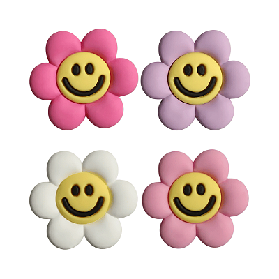 Aplique Emborrachado Flor Margarida Emoji