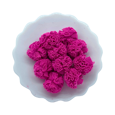 Pompom de Malha 25mm com 10 unidades | Fucsia