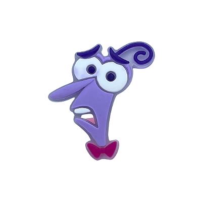 Aplique Emborrachado Personagem Divertidamente Medo
