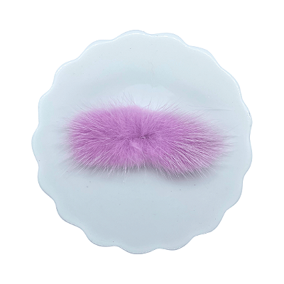 Pompom Bigode de Pelúcia 7cm | Cor: 420 Lilac Mist