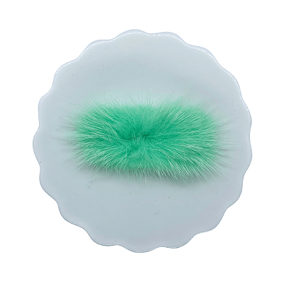 Pompom Bigode de Pelúcia 7cm | Cor: 530 Mint