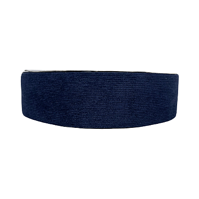 Fita de Veludo Cotelê 38mm | 1 Metro | Cor: Azul Marinho